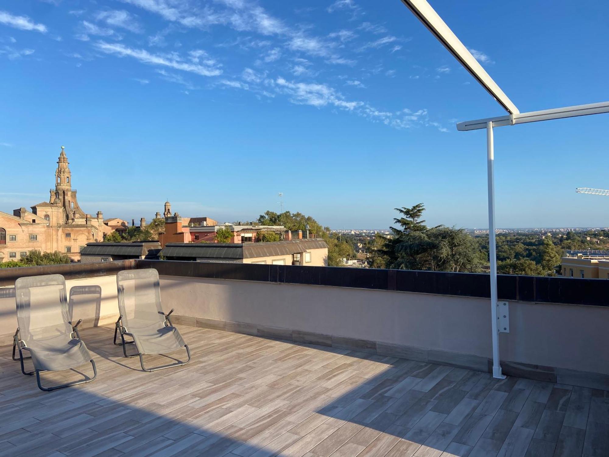 Attico Panoramico Luxury Roma Exterior foto