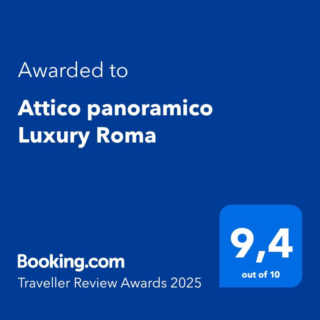 Attico Panoramico Luxury Roma Exterior foto